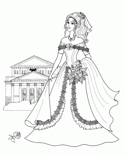 Printable Princess Coloring Pages