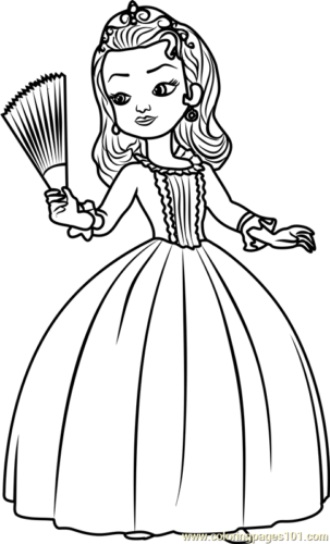Printable Princess Coloring Pages