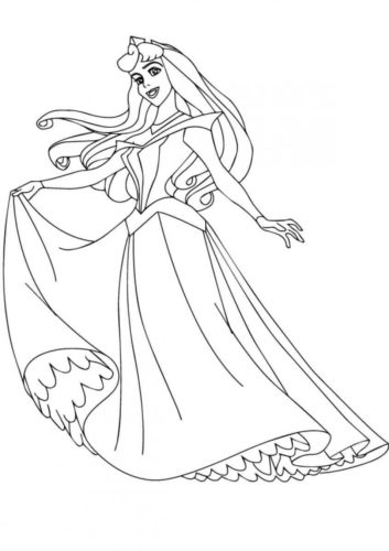 Printable Princess Coloring Pages