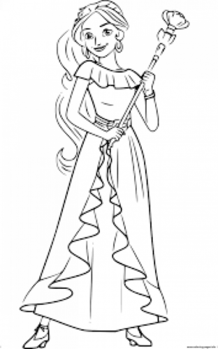 Printable Princess Coloring Pages