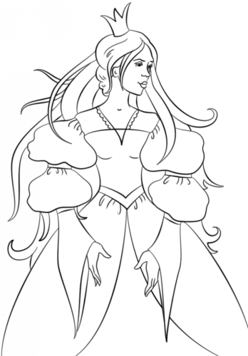 Printable Princess Coloring Pages