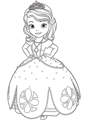 Printable Princess Coloring Pages