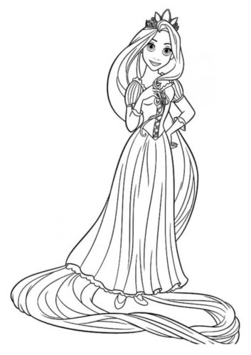 Printable Princess Coloring Pages
