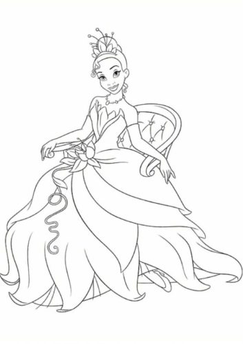 Printable Princess Coloring Pages