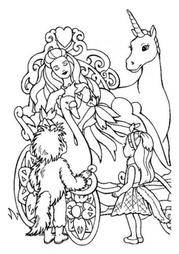 Printable Princess Coloring Pages