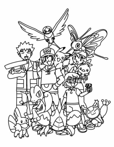 Pokémon Coloring Pages