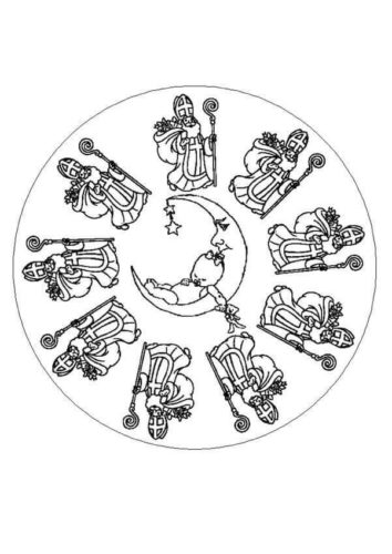 14.What Does The Keeper Of Dream Does Mandala Coloring Page