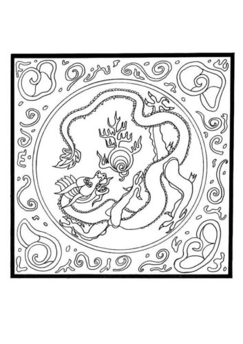 3434.Vladimir- Greatest Of All Time Mandala Coloring Page