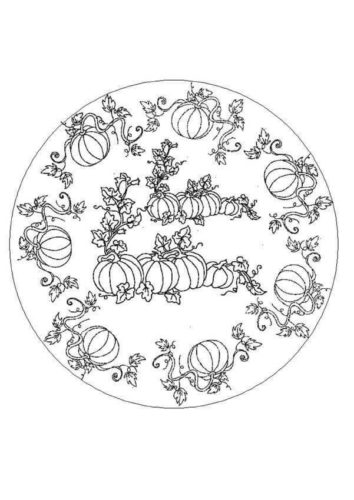 36.Guess the festival Mandala Coloring Page