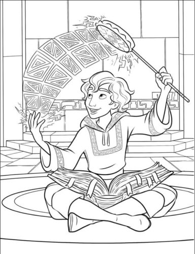 10 Mateo Elena of Avalor Coloring Page