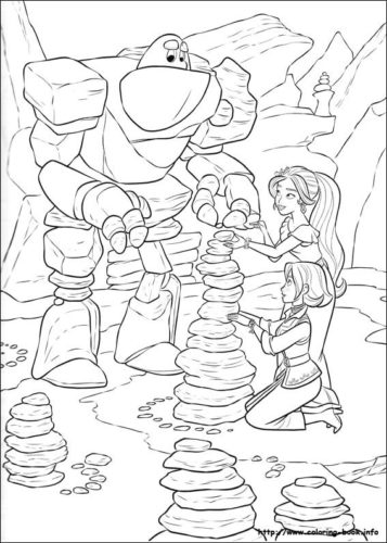 12 Elena And Naomi Coloring Page