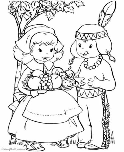 13 Malana Tribe Celebrates Thanksgiving coloring page