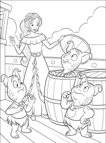 18 Elena Noblins Coloring Page