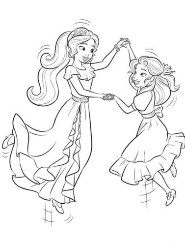 24 Elena Of Avalor And Isabel Coloring Page