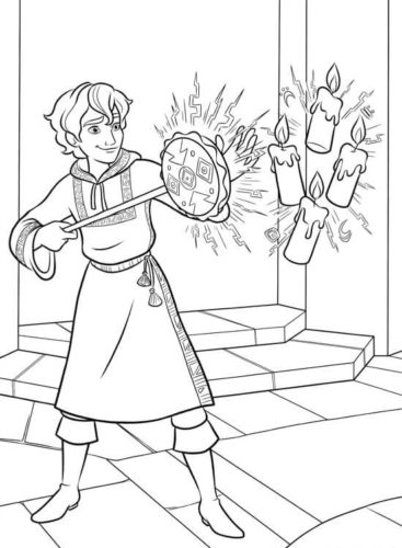 25 Mateo Showing His Powers Coloring Page