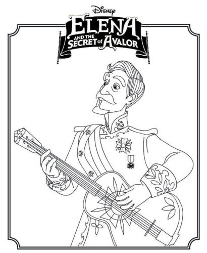 34 Francisco Elena Of Avalor Coloring Page