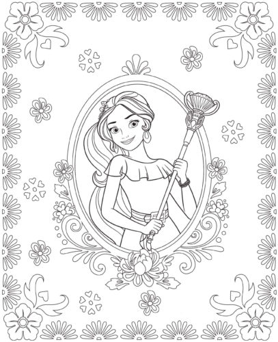 35 Adorable Elena Of Avalor Coloring Page