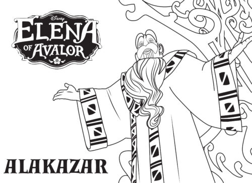 37 Alakazar Elena Of Avalor Coloring Page