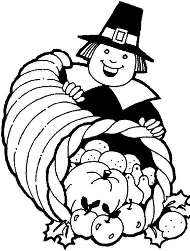 9 A Kind Man Thanksgiving coloring page