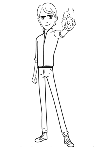 Jim TrollHunters Coloring Page
