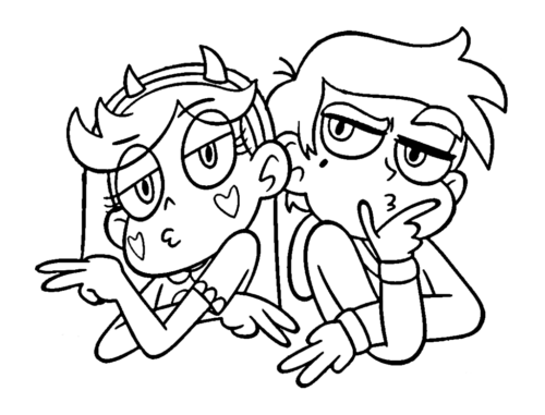Star vs. the Forces of Evil Coloring Pages
