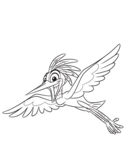 The Lion Guard Ono Coloring Page