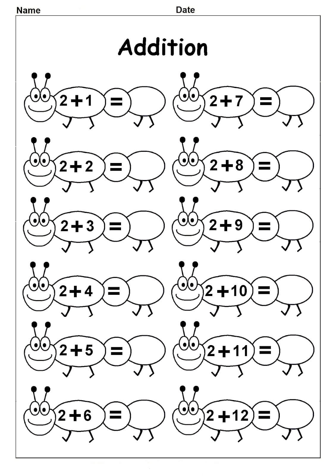 Superhero Math Kindergarten Addition Worksheet Printables Free Printable Matching Worksheets