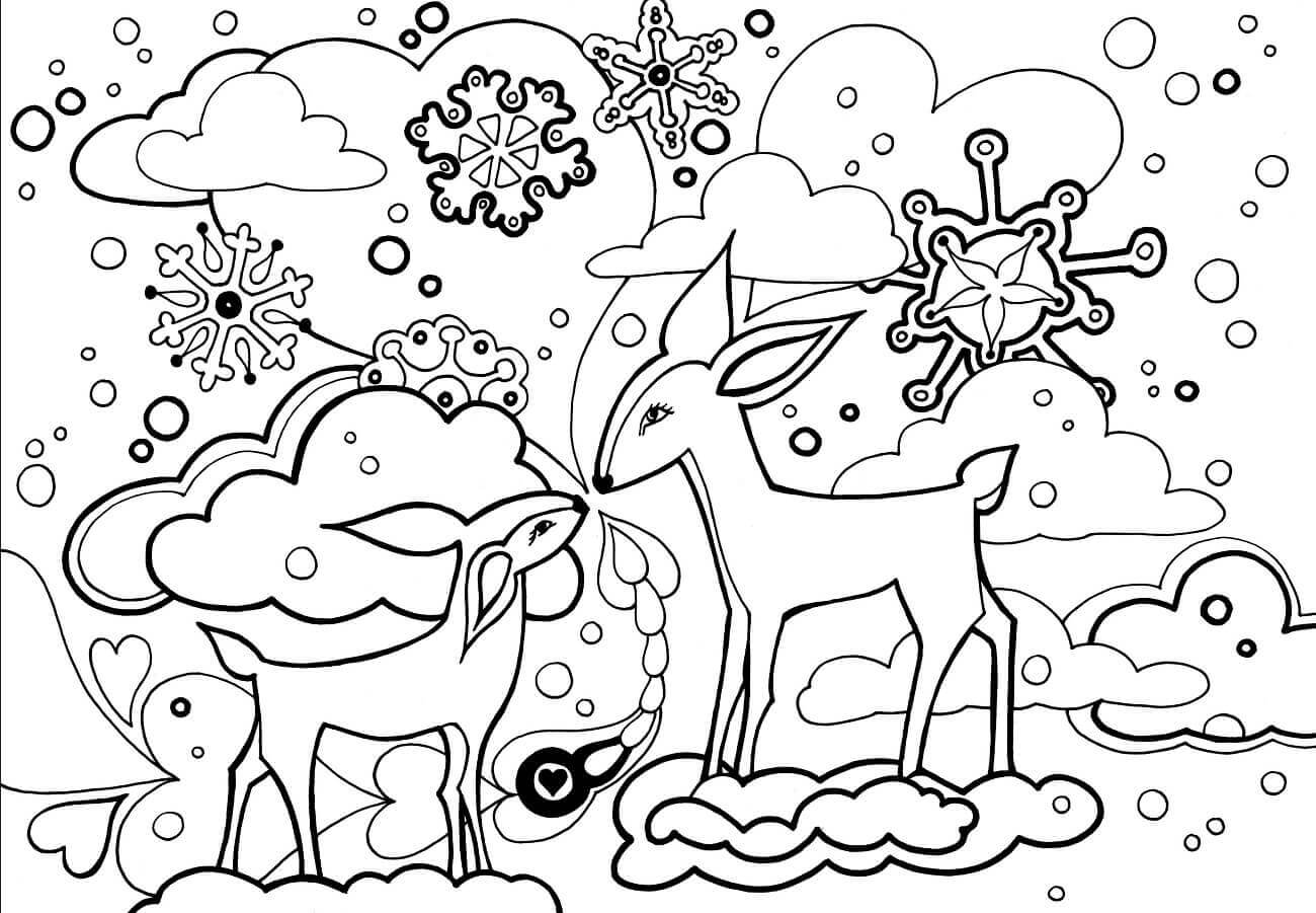 Winter Printable Coloring Pages 5