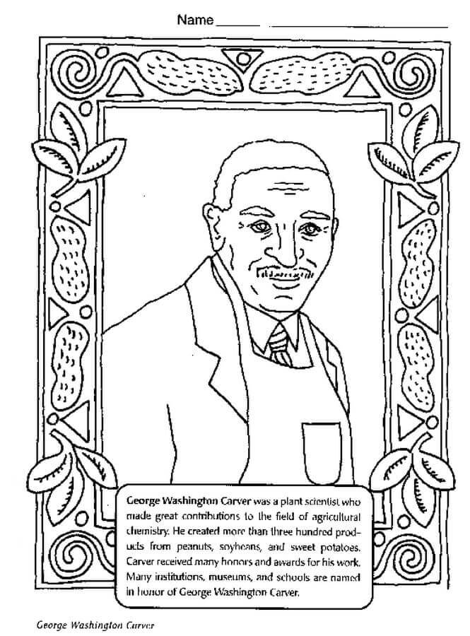Free Printable Coloring Pages Black History Month