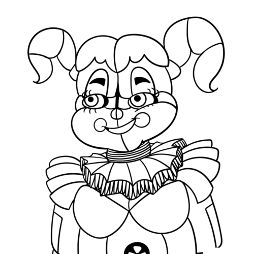 Circus Baby Five Nights At Freddys Coloring Pages