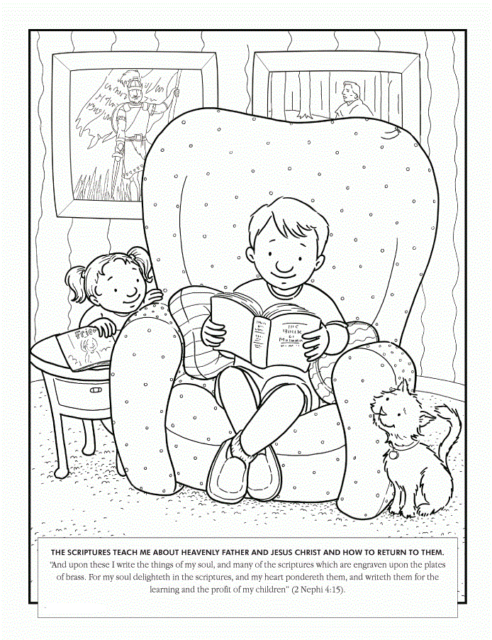 Lds Pioneer Coloring Pages