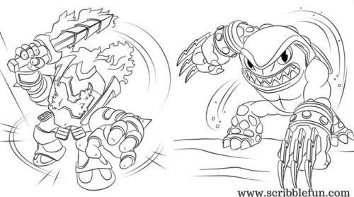 Free Printable Skylanders Coloring Pages