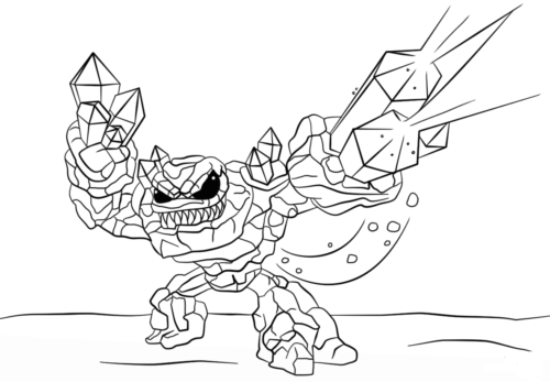 Hyper Beam Skylanders Coloring Pages