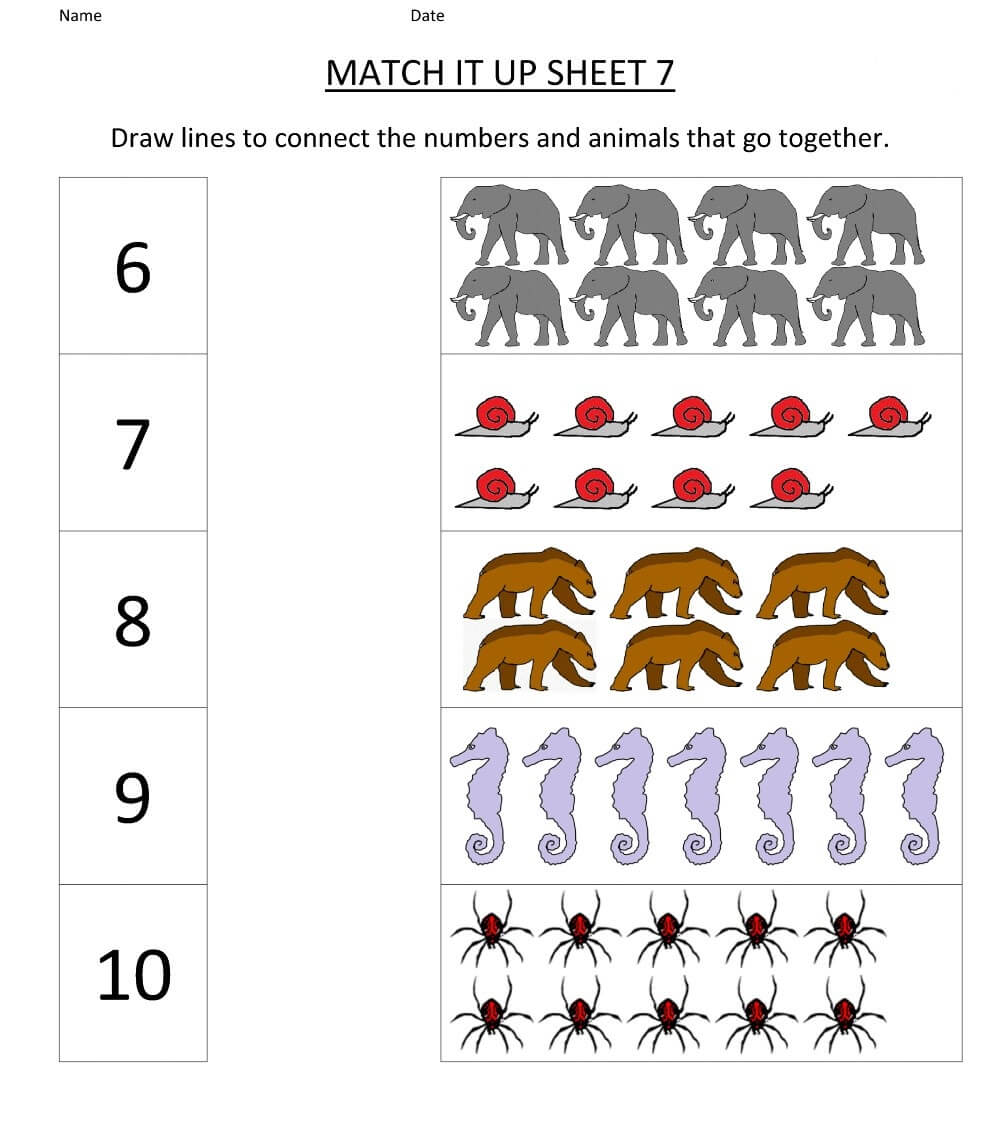 math worksheets kindergarten pdf
