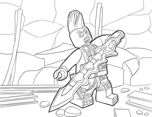 LEGO Ninjago Eyezor Coloring Page