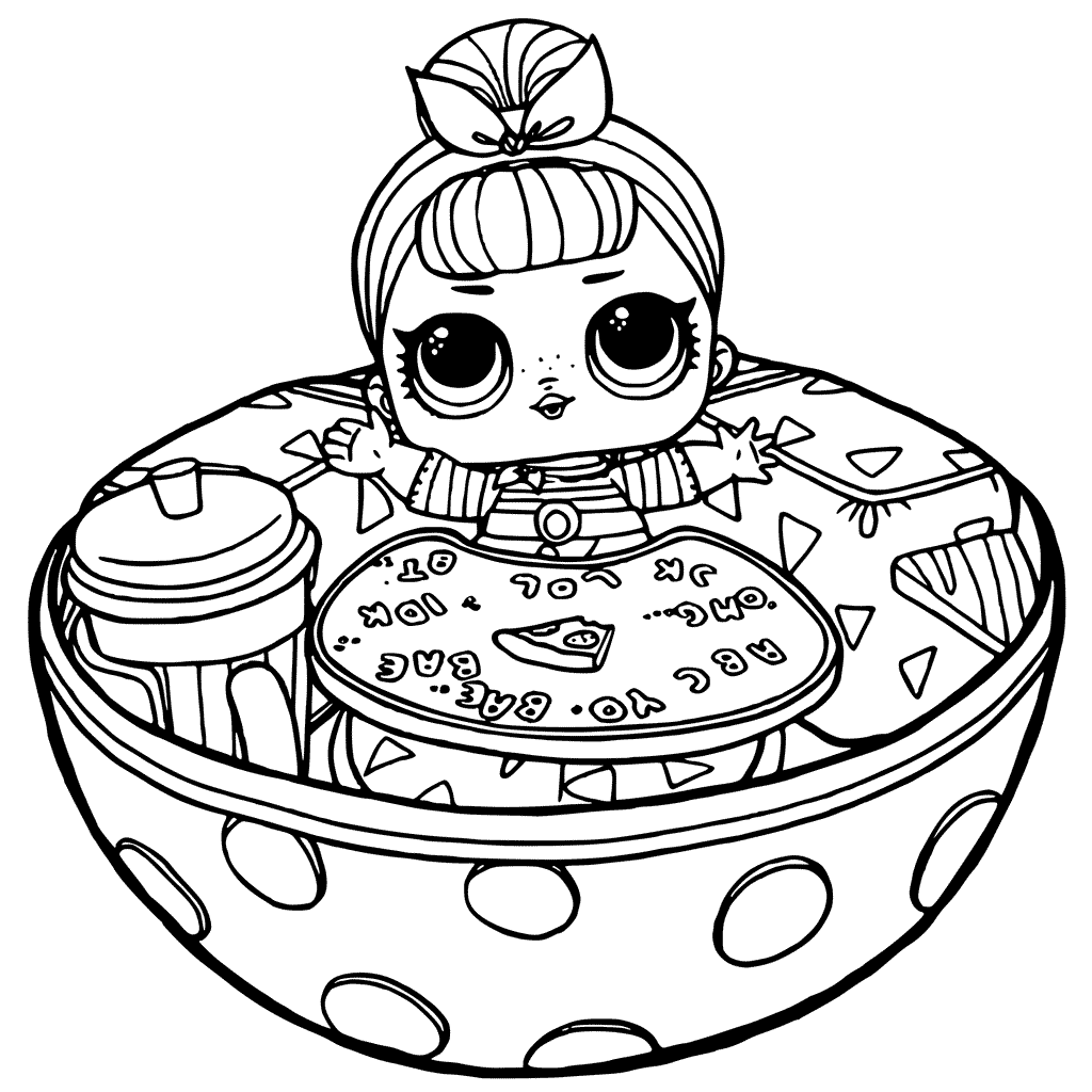 Download 40 Free Printable LOL Surprise Dolls Coloring Pages