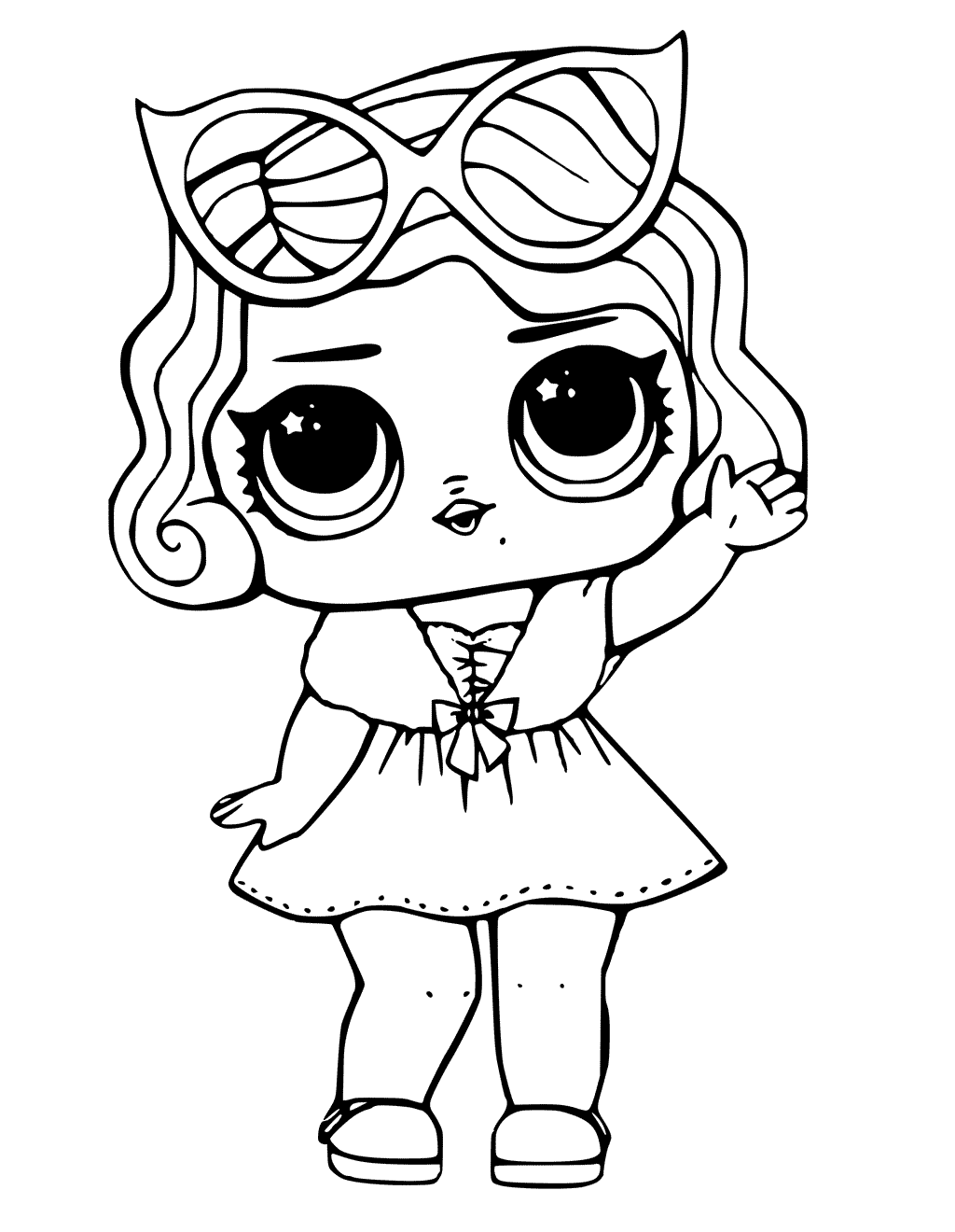895 Cute Free Lol Doll Coloring Pages for Adult