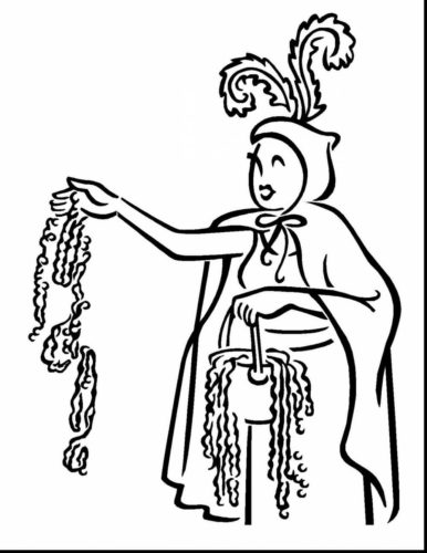 Mardi Gras beads coloring pages