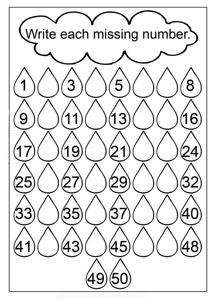 logical math worksheet for kindergarten printable free