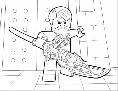 Ninjago Coloring Pages Jay