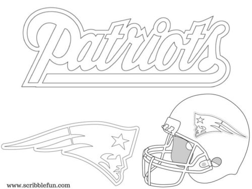 Printable New England Patriots Coloring Pages