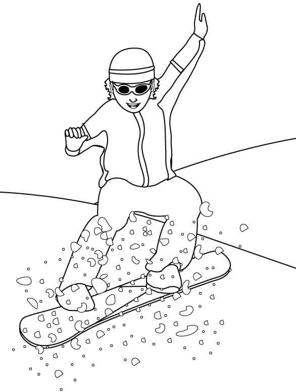 Winter Olympics 2022 Mascot Coloring Page