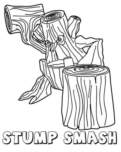Stump Smash from Skylanders Coloring Pages