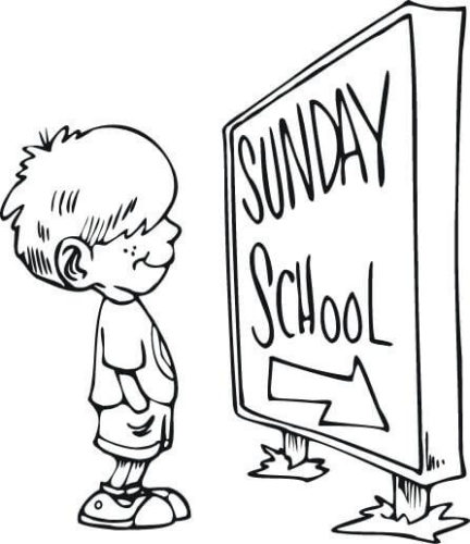 Sunday School Colouring Pages