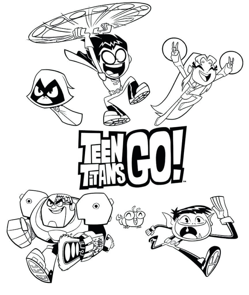 teen titans go coloring pages Teen titans coloring pages | Free ...