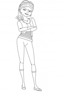 Chloe Bourgeois From Miraculous Ladybug Coloring Pages