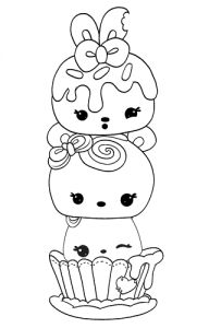 Cute Nums Coloring Pages