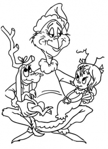 Dr Seuss Day Grinch Coloring Pages