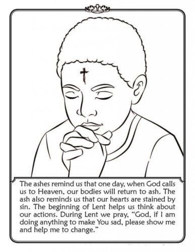 Free Lent Coloring Pages, free printable ash wednesday coloring pages, lent coloring sheets