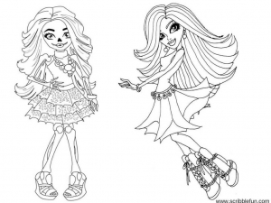 Free Monster High Colouring Pages